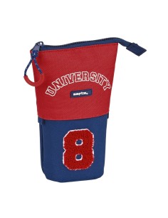 Trousse Gobelet Safta University Rouge Blue marine (8 x 19 x 6 cm)