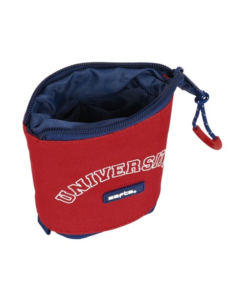 Trousse Gobelet Safta University Rouge Blue marine (8 x 19 x 6 cm)