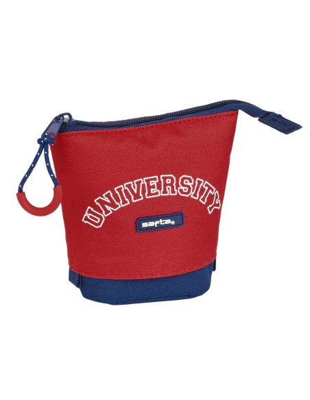Trousse Gobelet Safta University Rouge Blue marine (8 x 19 x 6 cm)