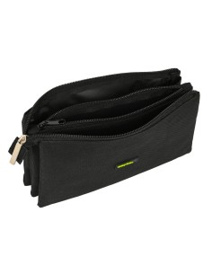 Trousse Fourre-Tout Triple Safta Surf Noir (22 x 12 x 3 cm) 2