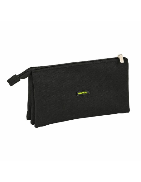 Trousse Fourre-Tout Triple Safta Surf Noir (22 x 12 x 3 cm)