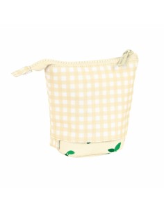Trousse Gobelet Safta Cherry Beige (8 x 19 x 6 cm) 2