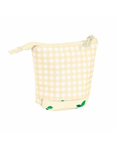 Trousse Gobelet Safta Cherry Beige (8 x 19 x 6 cm)