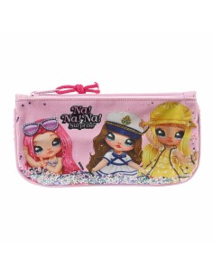 Trousse d'écolier Na!Na!Na! Surprise Sparkles Rose (23 x 11 x 1 cm)