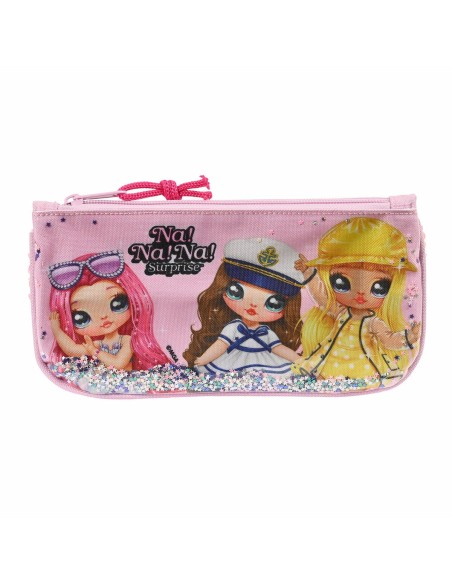 Trousse d'écolier Na!Na!Na! Surprise Sparkles Rose (23 x 11 x 1 cm)