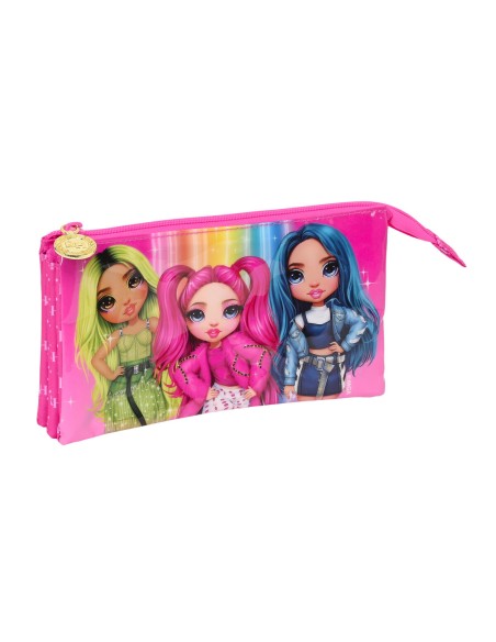 Trousse Fourre-Tout Triple Rainbow High Fuchsia (22 x 12 x 3 cm)