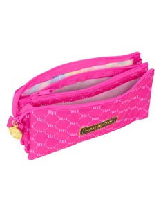 Trousse Fourre-Tout Triple Rainbow High Fuchsia (22 x 12 x 3 cm) 2