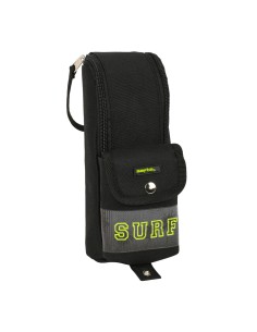 Trousse d'écolier Safta Surf Noir (6 x 21 x 6 cm)