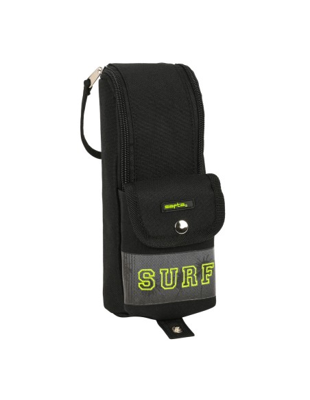 Trousse d'écolier Safta Surf Noir (6 x 21 x 6 cm)