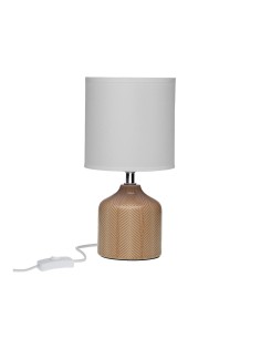 Lampe de bureau Versa Miracle Beige Céramique 14 x 28 x 10 cm 2