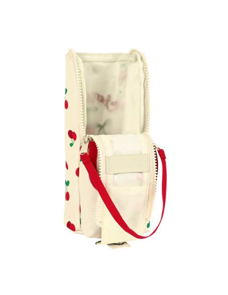 Trousse d'écolier Safta Cherry Beige (6 x 21 x 6 cm)