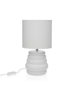 Lampe de bureau Versa Blanc Céramique 40 W 17 x 32,2 cm