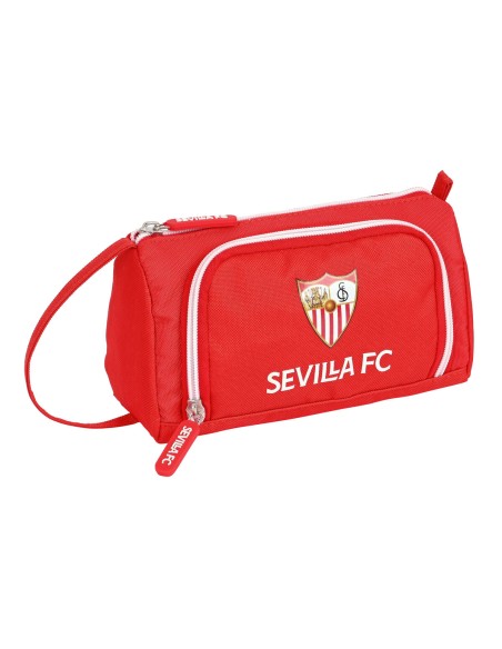 Trousse d'écolier Sevilla Fútbol Club Rouge 20 x 11 x 8.5 cm