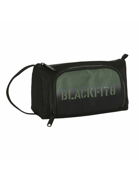Trousse d'écolier BlackFit8 Gradient Noir Vert militaire 20 x 11 x 8.5 cm