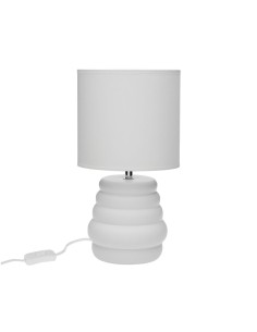 Lampe de bureau Versa Blanc Céramique 40 W 17 x 32,2 cm 2