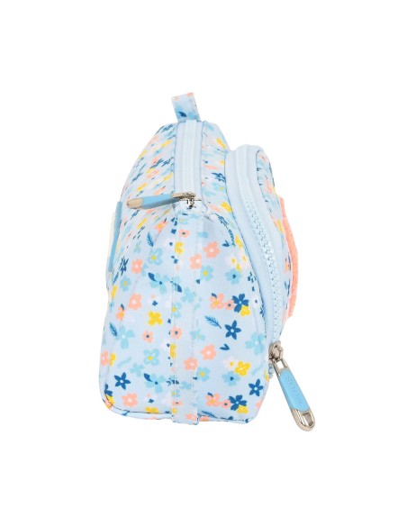Trousse d'écolier Moos Lovely Bleu 20 x 11 x 8.5 cm