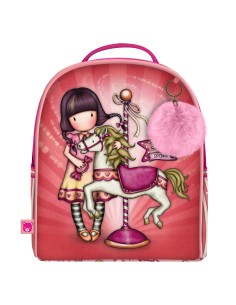Cartable Gorjuss Carousel Saumon 20 x 22 x 10 cm
