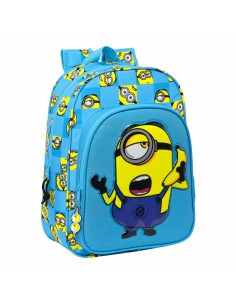 Cartable Minions Minionstatic Bleu 26 x 34 x 11 cm