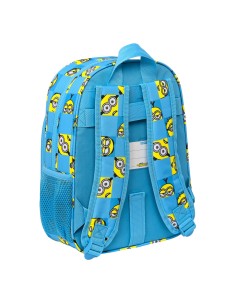 Cartable Minions Minionstatic Bleu 26 x 34 x 11 cm 2