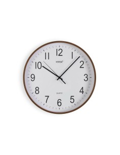 Horloge Murale Versa Plastique Quartz Bois MDF 4 x 30 x 30 cm