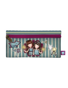 Trousse d'écolier Gorjuss Fireworks Bordeaux (22 x 11 x 1.5 cm)