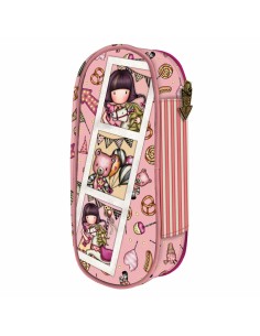 Trousse d'écolier Gorjuss Carousel Saumon (10 x 23 x 6 cm) 2