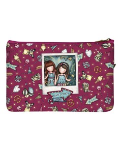 Trousse d'écolier Gorjuss Fireworks Bordeaux (23.4 x 15.5 x 1.5 cm) 2