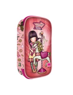 Pochette crayons Gorjuss Carousel Saumon (45 Pièces)