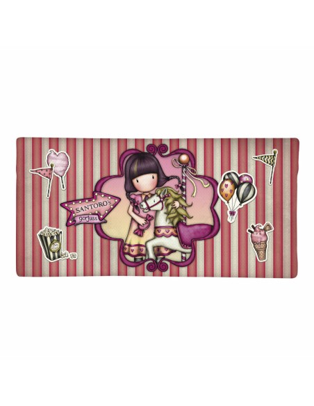 Trousse d'écolier Gorjuss Carousel Saumon (22 x 11 x 1.5 cm)