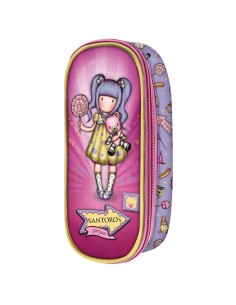 Trousse d'écolier Gorjuss First prize Lila (10 x 23 x 6 cm)