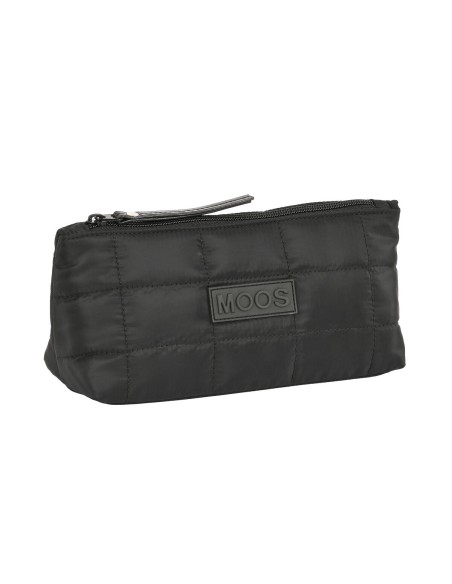 Trousse de Toilette Moos Negro Rembourré Noir 23 x 12 x 8 cm
