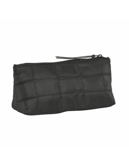 Trousse de Toilette Moos Negro Rembourré Noir 23 x 12 x 8 cm