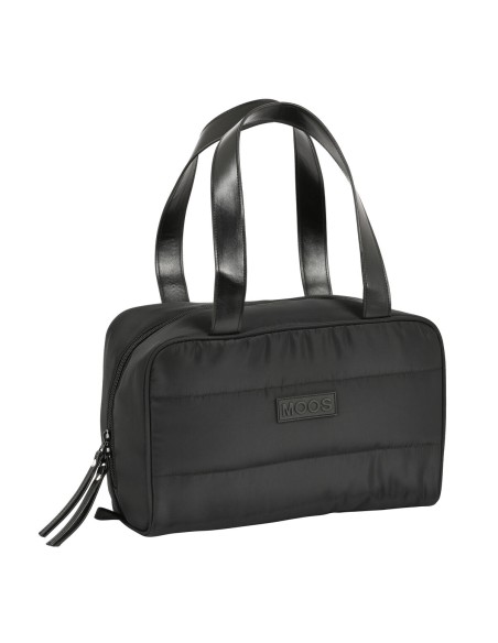 Trousse de Toilette Moos Negro Rembourré Noir 31 x 14 x 19 cm