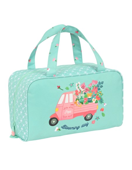 Trousse de Toilette Glow Lab Pepa Vert 31 x 14 x 19 cm