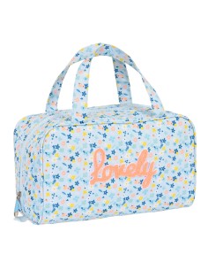 Trousse de Toilette Moos Lovely Bleu 31 x 14 x 19 cm