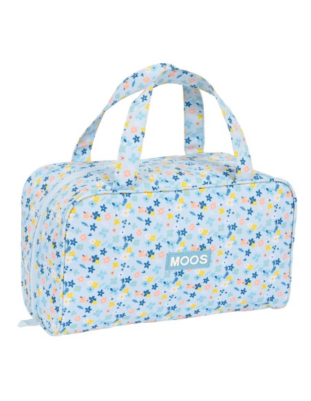 Trousse de Toilette Moos Lovely Bleu 31 x 14 x 19 cm