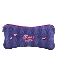 Trousse d'écolier Gorjuss Cheshire cat Violet (22 x 11.3 x 1 cm) 2