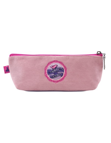 Trousse d'écolier Gorjuss Cheshire cat Rose Violet (22.3 x 8.8 x 5.7 cm)