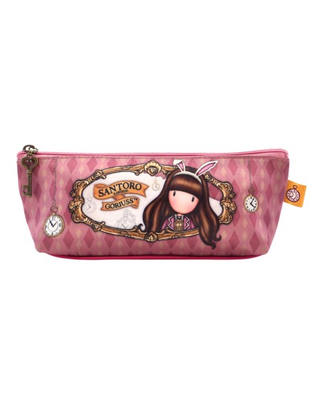 Trousse d'écolier Gorjuss Just one second Saumon (22.3 x 8.8 x 5.7 cm)