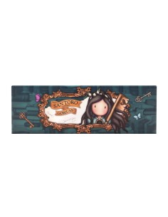 Fourre-tout Gorjuss Curiosity Caisse Gris Vert (20.2 x 4 x 7 cm)