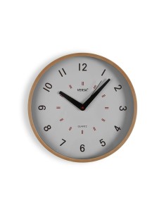 Horloge Murale Versa Blanc Plastique 4 x 30 x 30 cm