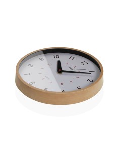 Horloge Murale Versa Blanc Plastique 4 x 30 x 30 cm 2