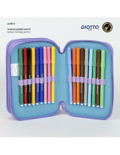 Pochette à crayons triple Frozen