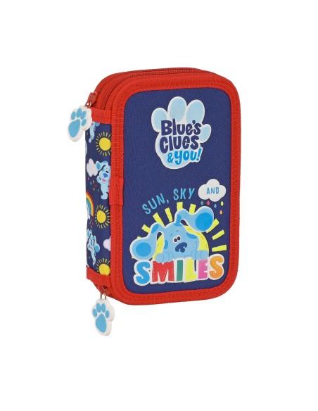 Plumier double Blue's Clues Blue marine (28 Pièces)