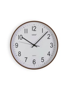 Horloge Murale Versa Plastique Quartz Bois MDF 5 x 35 x 35 cm