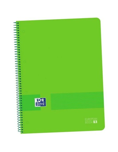 Cahier Oxford Live&Go Vert A4 A4+ 80 Volets 5 Pièces