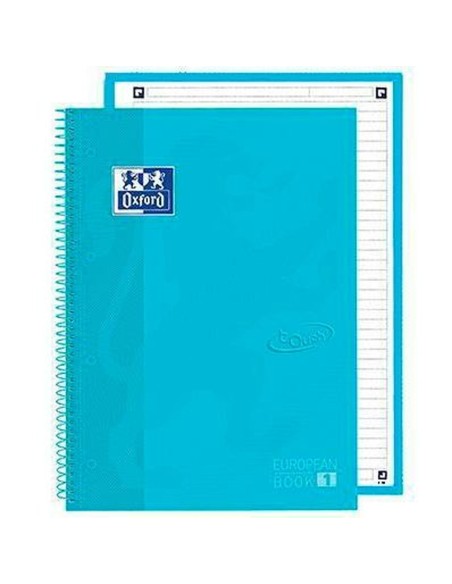 Cahier Oxford European Book School Bleu pastel A4 A4+ 80 Volets 5 Pièces