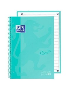 Cahier Oxford European Book School Menthe A4 A4+ 80 Volets 5 Pièces