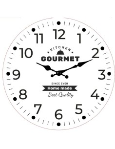 Horloge Murale Versa Gourmet Bois 4 x 30 x 30 cm