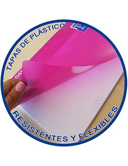Cahier Oxford Multicouleur Din A4 80 Volets 21,5 x 31,5 cm 5 Pièces